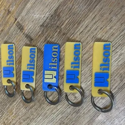 Móc chìa khóa thiết kế đơn giản từ TinkerCad