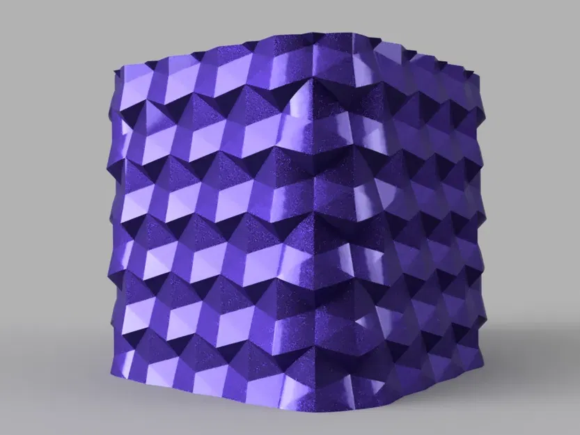 Bình hoa DRACO in 3D với hiệu ứng bóng loáng - Image 1