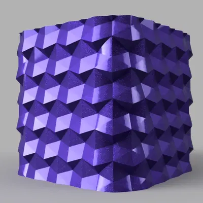 Bình hoa DRACO in 3D với hiệu ứng bóng loáng