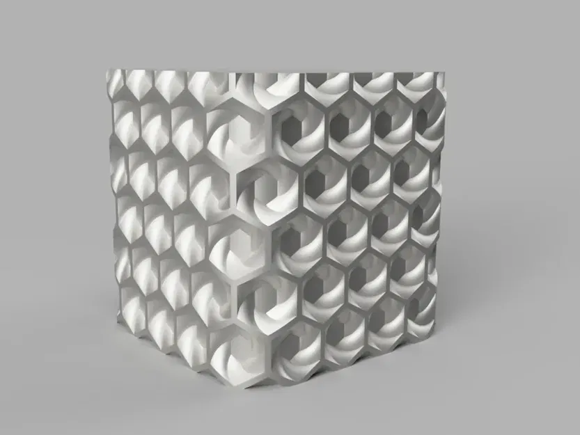 Bình hoa VORTEX in chế độ bóng loáng hoặc lấp lánh - Image 1