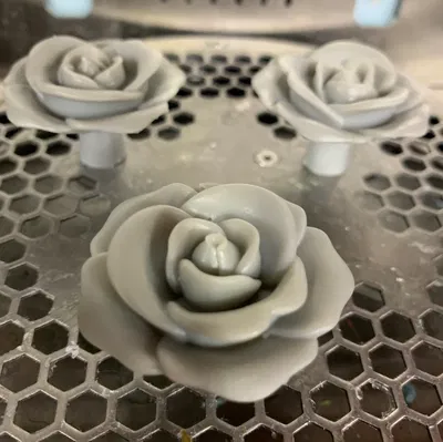 Nắm kéo tủ hình hoa hồng thiết kế cho vít M4