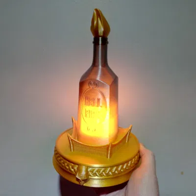 Chai Lửa Địa Ngục với Đế Trang Trí Halloween