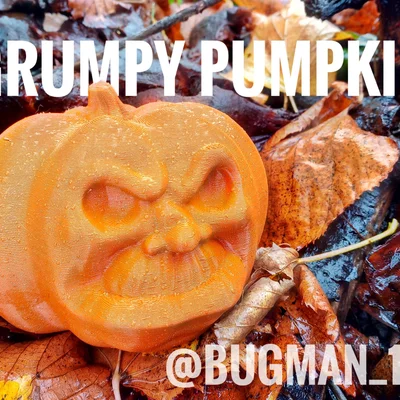 Bí ngô cau có cho trang trí Halloween