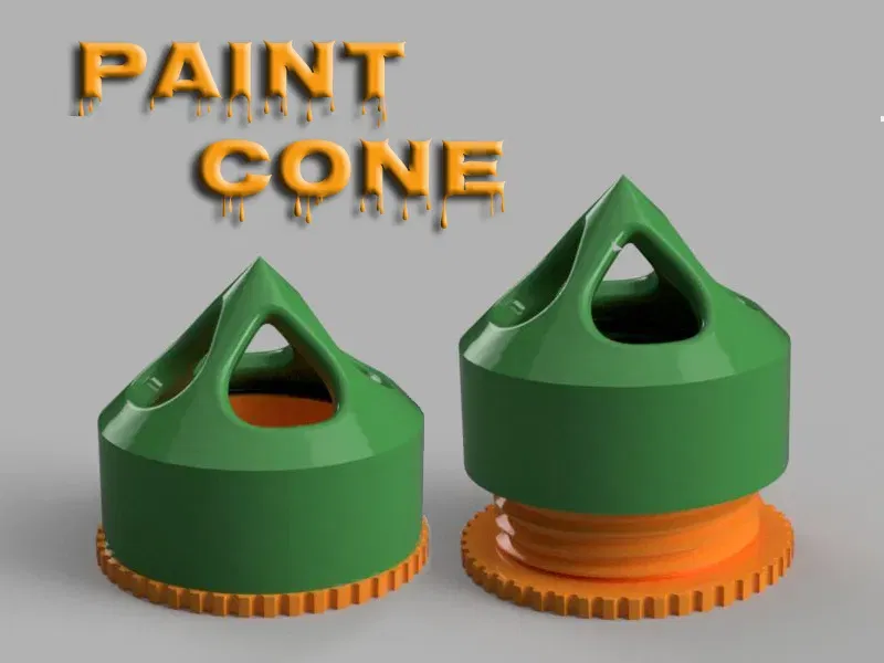 Giá đỡ hình nón điều chỉnh chiều cao cho công việc sơn - Image 1