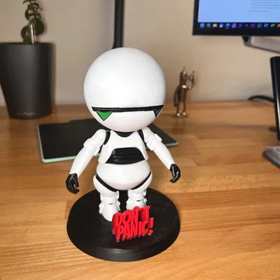 Nhân vật robot buồn nhiều màu từ The Hitchhiker's Guide