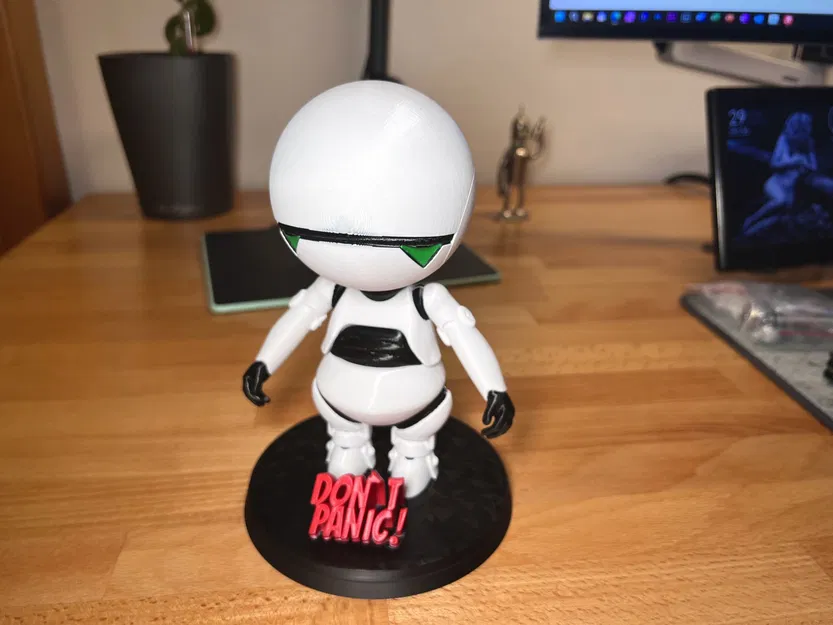 Nhân vật robot buồn nhiều màu từ The Hitchhiker's Guide - Image 3