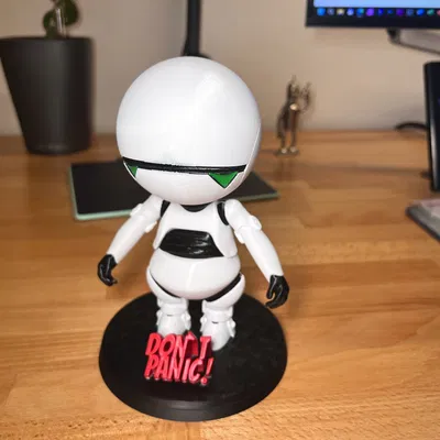 Nhân vật robot buồn nhiều màu từ The Hitchhiker's Guide