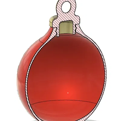 Quả cầu Giáng Sinh cổ điển cho trang trí Noel