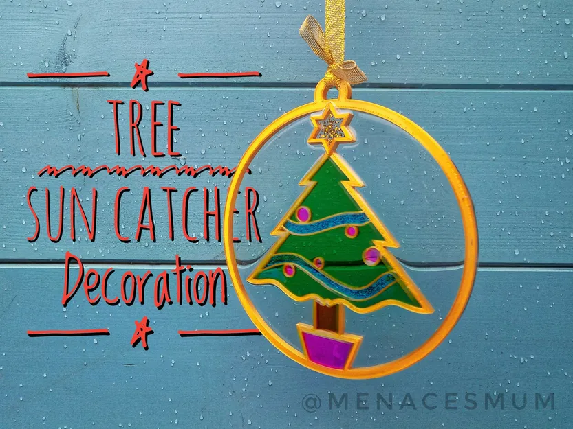 Trang trí bắt ánh sáng hình cây thông Giáng sinh - Image 1