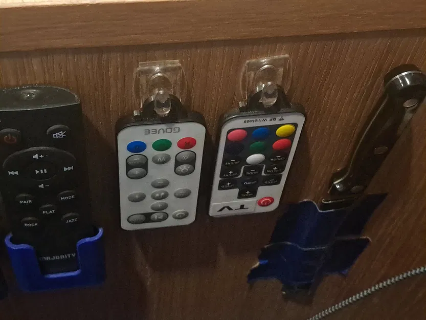 Giá đỡ pin LED với móc treo điều khiển từ xa - Image 4