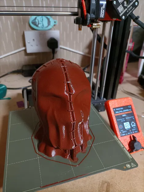 Đầu người bù nhìn trang trí Halloween - Image 2