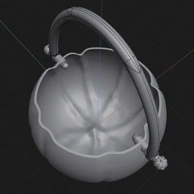 Giỏ bí ngô cho trẻ em trong dịp Halloween