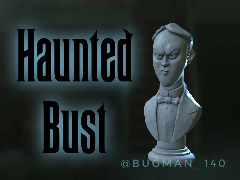 Tượng đầu ma quái lấy cảm hứng từ Biệt thự Ma Ám - Image 1