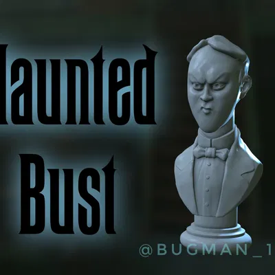 Tượng đầu ma quái lấy cảm hứng từ Biệt thự Ma Ám