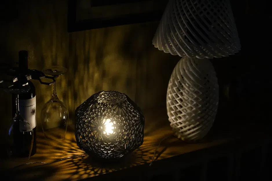 Đèn bàn Alhambra Rosetta phong cách Arabesque 20cm - Image 3