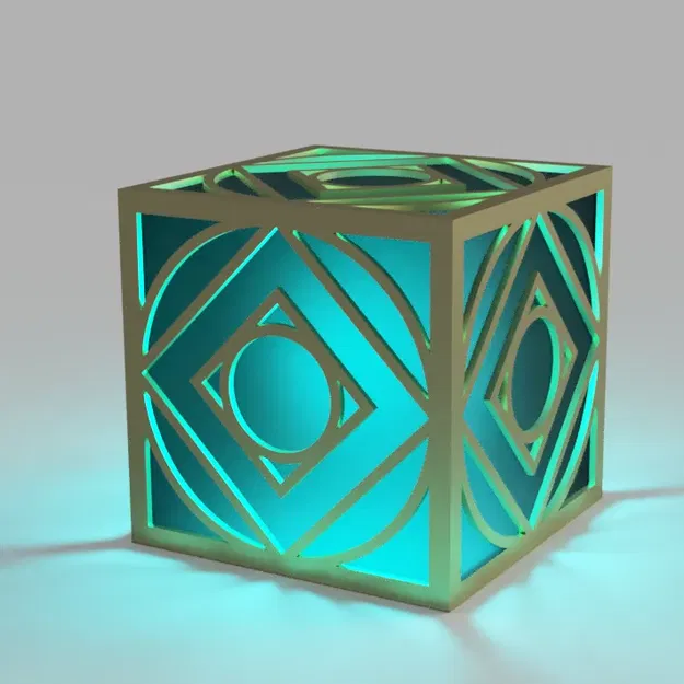 Mô hình Holocron Jedi với thiết kế chi tiết và hỗ trợ in 3D - Image 2