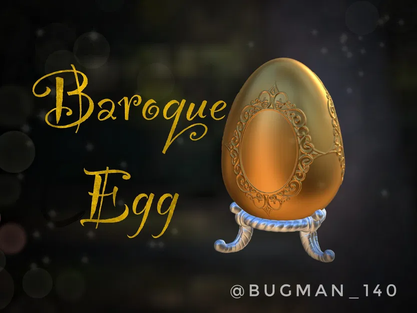 Trứng Baroque trang trí cho Lễ Phục Sinh - Image 1