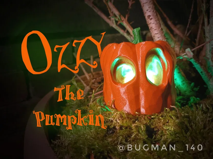 Đèn lồng bí ngô Ozzy cho trang trí Halloween - Image 1