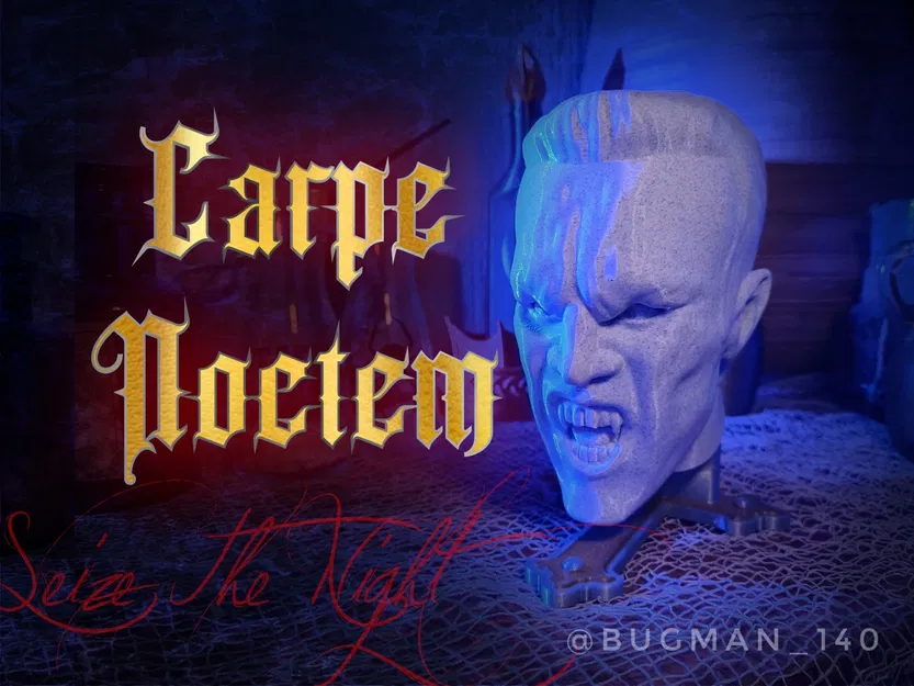 Đầu lâu ma cà rồng gắn trên di vật tôn giáo - Image 1