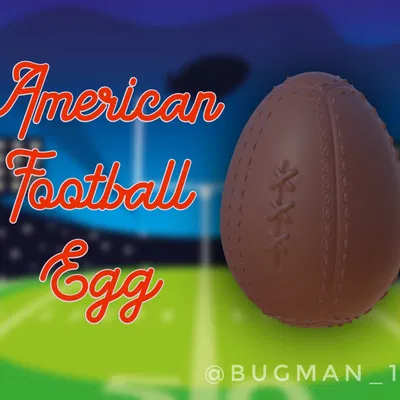 Quả bóng bầu dục Mỹ trang trí lễ Phục Sinh