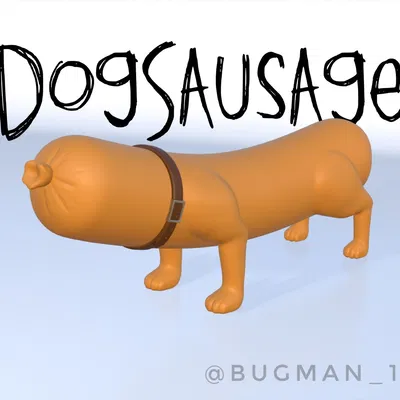 Chó hình xúc xích độc đáo DogSausage