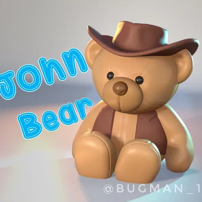 Gấu Cowboy Dễ Thương John Bear