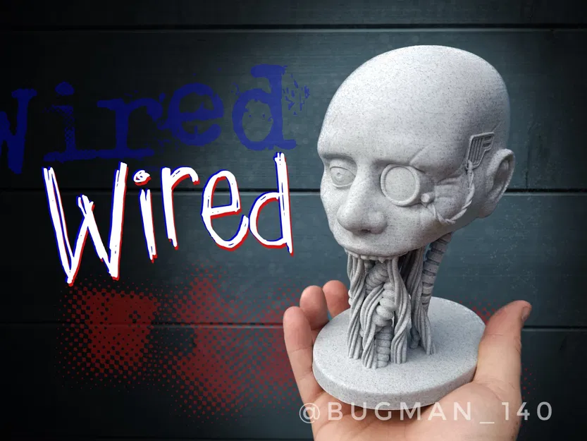 Mô hình nhân vật cyborg u ám "Wired" từ trí tưởng tượng - Image 1
