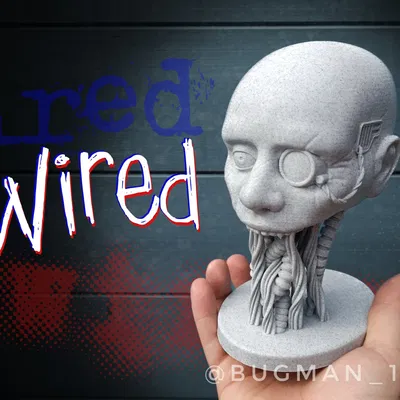Mô hình nhân vật cyborg u ám "Wired" từ trí tưởng tượng