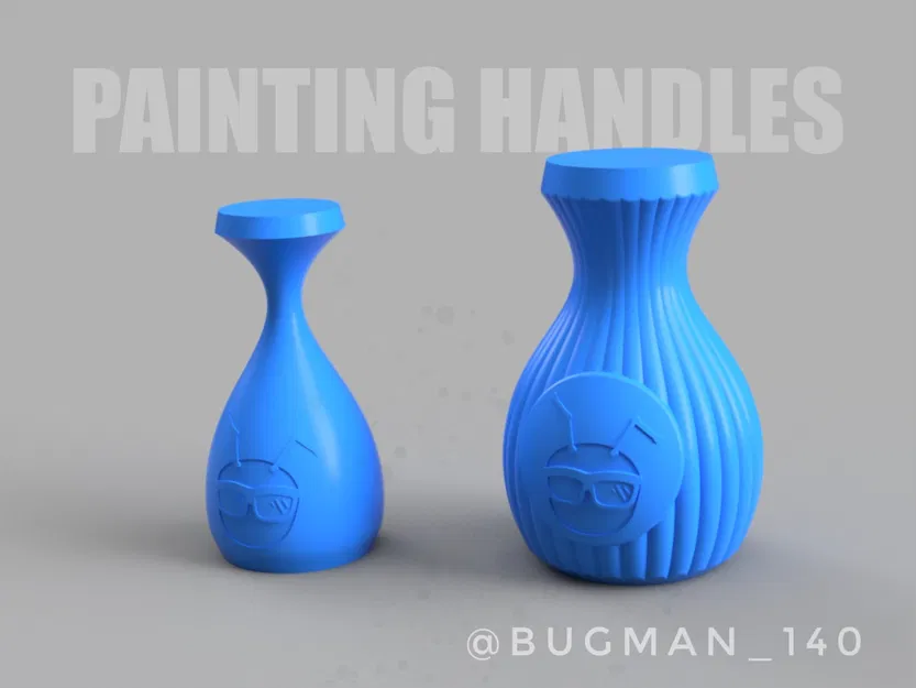 Tay cầm sơn cho mô hình mini lớn và nhỏ - Image 1