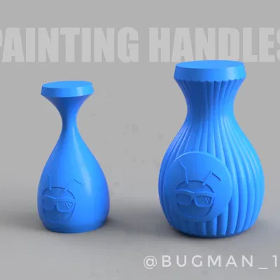 Tay cầm sơn cho mô hình mini lớn và nhỏ