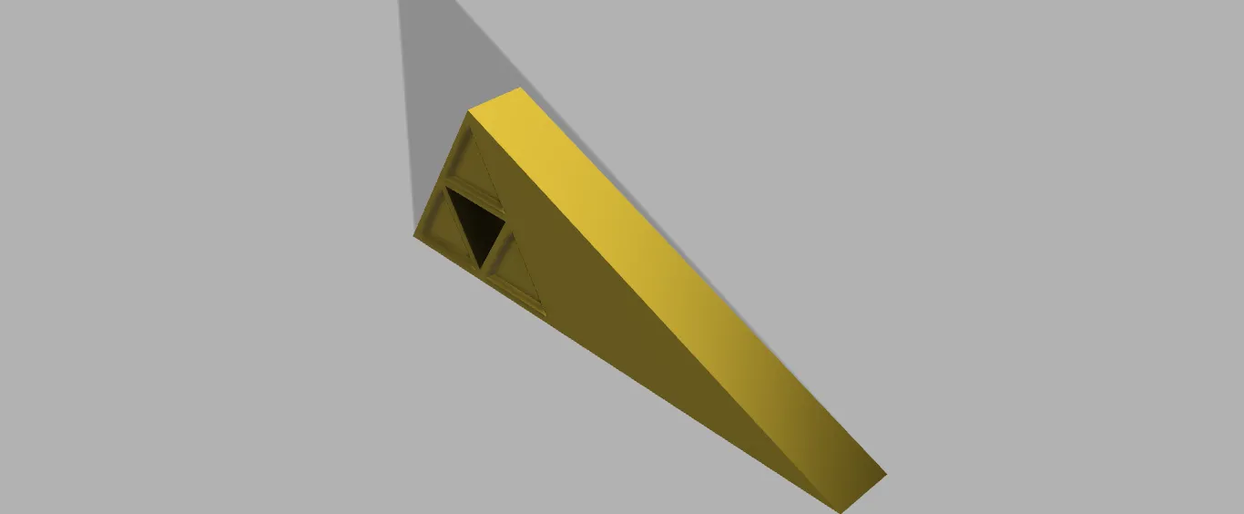 Giá đỡ cửa hình Triforce tối giản - Image 1