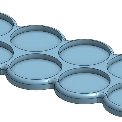 Khay di chuyển cho mô hình 25mm và 32mm trong wargaming