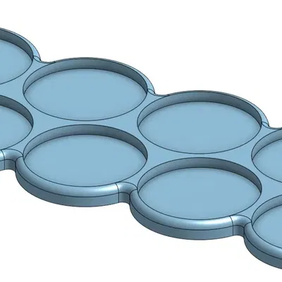 Khay di chuyển cho mô hình 25mm và 32mm trong wargaming