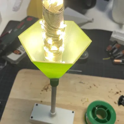 Đèn pha lê SIMS với hộp pin tùy chọn