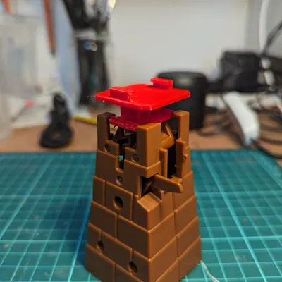 Giá đỡ thay thế cho nhân vật Bowser trong trò chơi Super Mario