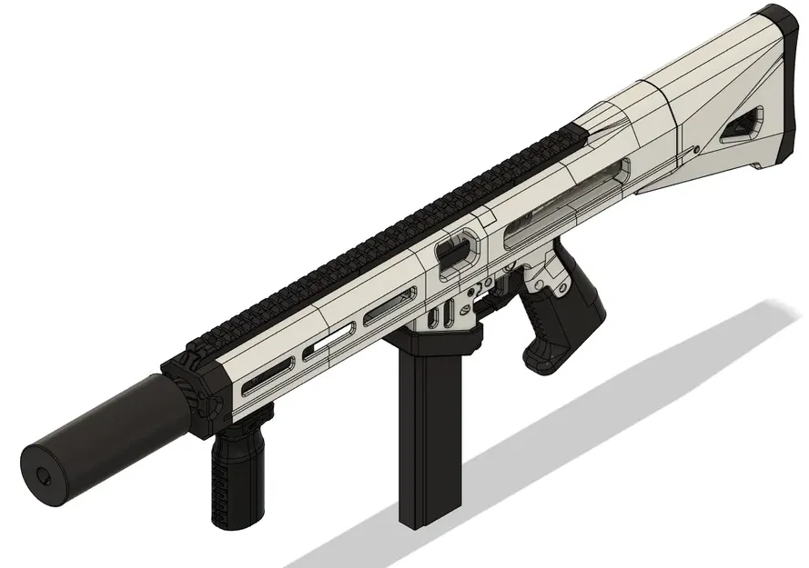 Tay cầm Foregrip đơn giản cho súng Nerf - Image 1