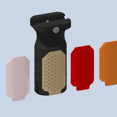 Tay cầm thẳng Shade cho Nerf và Airsoft