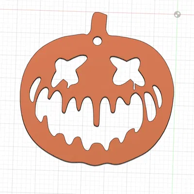 Móc khóa hình bí ngô cho lễ hội Halloween