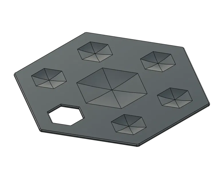 Bảng màu sơn hình lục giác cho nghệ sĩ - Image 2