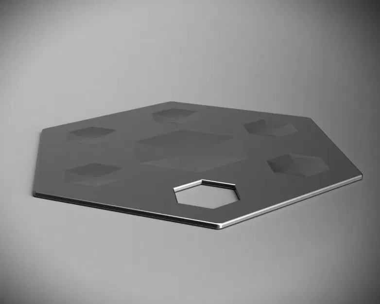 Bảng màu sơn hình lục giác cho nghệ sĩ - Image 3