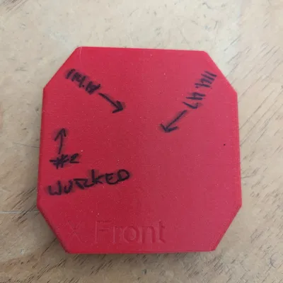 Kiểm tra độ chính xác máy in 3D cho XY và XZ, YZ