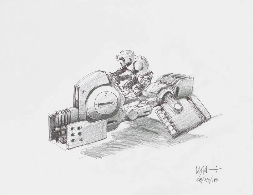 Mô hình xe bay của Nilo Rodis-Jamero trong Star Wars - Image 3