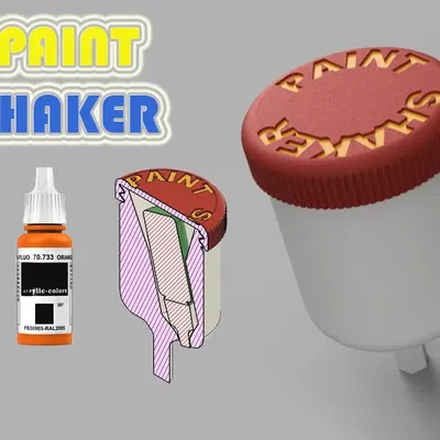 Máy lắc sơn tích hợp cho khoan pin