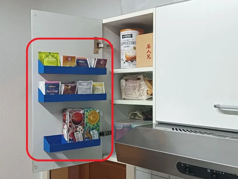 Giá đỡ hộp và túi trà tiện lợi cho bếp - Image 1