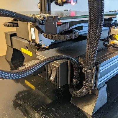 Hướng dẫn cáp phía sau cho máy in Ender 3 V2