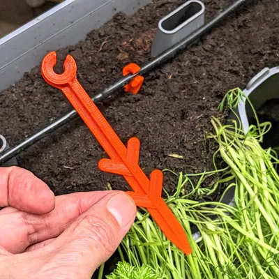 Kẹp ống tưới với đường kính 6 mm