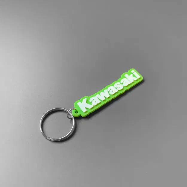 Chìa khóa hình Kawasaki với thiết kế đơn giản và ấn tượng - Image 2