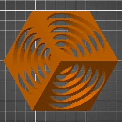 Khối lập phương đệ quy với thiết kế in 3D ấn tượng