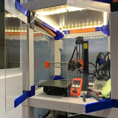 Cửa ngăn chứa Lack với bản lề dài cho Prusa MINI