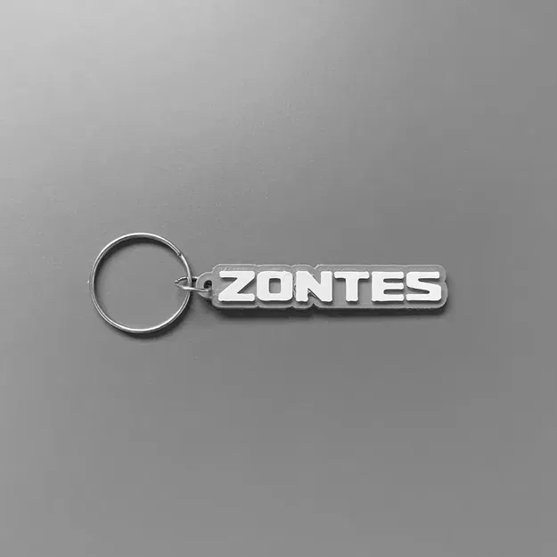 Móc khóa thương hiệu Zontes in 3D với thiết kế đơn giản - Image 1